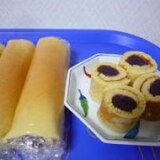 子どもと一緒にHMで簡単！紫いもプチロールケーキ